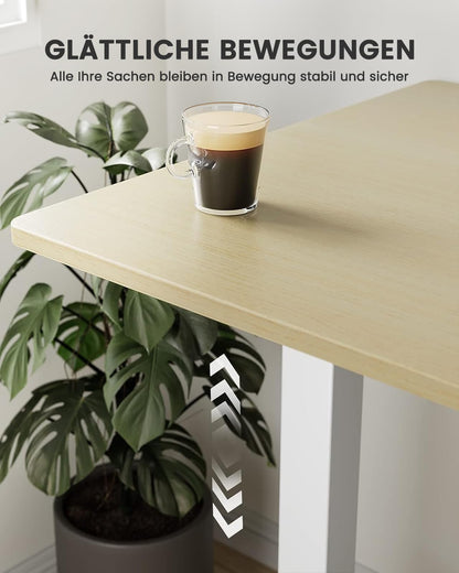 ErGear Schreibtisch Elektrisch Höhenverstellbar - 100x60 cm