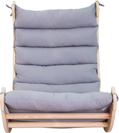 Buxibo Kletterbogen Montessori Klettergerüst aus Holz mit Kissen