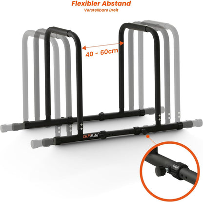 DH FitLife Dip Barren – Kraftstation verstellbar 80-100cm