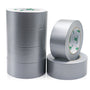 BOMEI PACK Mehrzweck-Panzertape Silber, 50 mm x 50 m, 6 Rollen, silberfarbene Klebebandrollen für Reparaturen