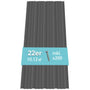 Thanaddo Trapezblech 22er Set, verzinktes Stahlblech, 10,12 m², Grau