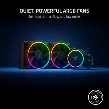 Razer Hanbo Chroma RGB AIO CPU Flüssigkühler - 240mm Schwarz