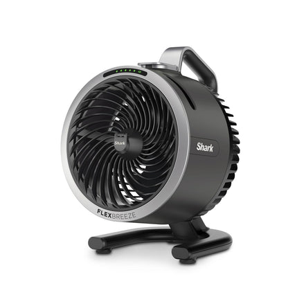 Shark FlexBreeze HydroGo Nebelventilator - Anthrazit FA050EU. Anthrazitfarbener Standventilator für Luftstrom und Nebelfunktion.