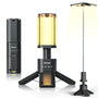 Clemas Teleskop-Campinglampe LED wiederaufladbar 14000 mAh 6000 Lumen, ausziehbar, mit vier verstellbaren Lampen