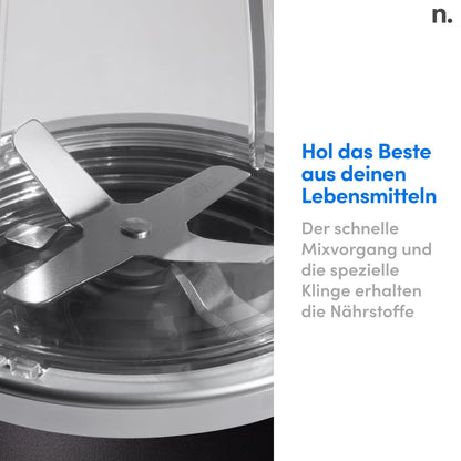 Nutribullet Pro 1200 Multifunktionsmixer – 1200W, Schwarz
