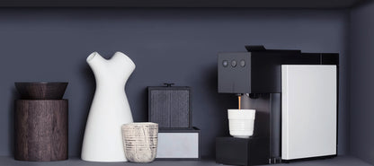 K-FEE SQUARE Kapselmaschine Kaffee Tee Kakao - Piano Black