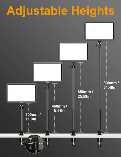 ULANZI K20 Key Light LED Videoleuchte mit Fernbedienung, dimmbar