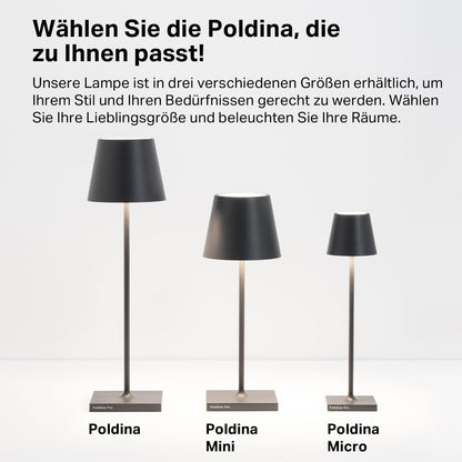 Zafferano Poldina Micro Kabellose Tischlampe - Sand
