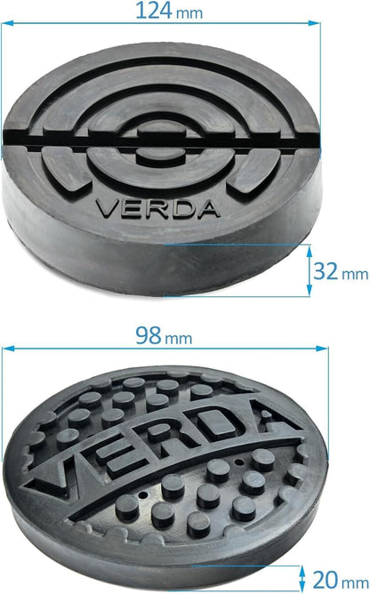 Verda Rangierwagenheber hydraulisch 3T Doppelpumpe tief