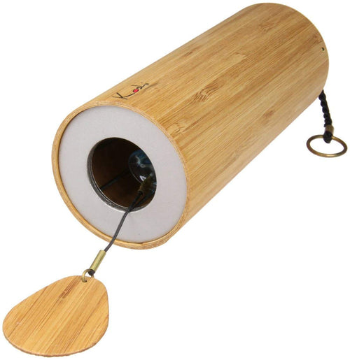 Koshi Klangspiel Terra – handgefertigtes Windspiel aus Bambus, beige
