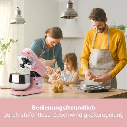 Bomann Küchenmaschine KM 6030 CB 1100W 5L - Pink