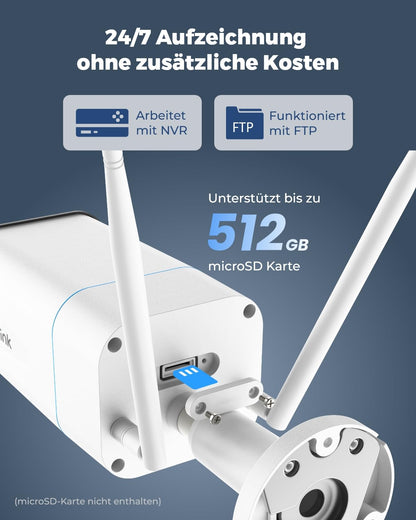 Reolink RLC-811WA Wi-Fi 6 Überwachungskamera Aussen - 4K 8MP