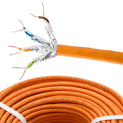 Premium X CAT 7 Netzwerkkabel 100m S/FTP Installationskabel
