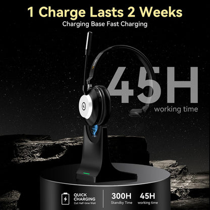 Wantek Bluetooth Headset mit Mikrofon, V5.2 und USB-Dongle