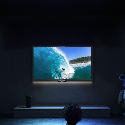 CRUA VIDAA Smart TV HD LED Fernseher 24 Zoll Schwarz