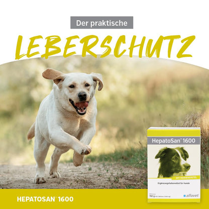 Alfavet HepatoSan 1600 Nahrungsergänzung Hunde - 120 Tabletten