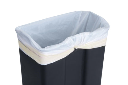 EKO E-Cube Tretmülleimer 50L Metall mit Dämpfer-System, matt schwarz