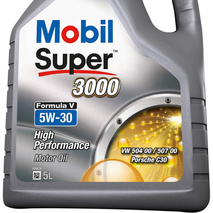 Mobil Super 3000 Formula V 5W-30 Motorenöl 5 Liter Silber