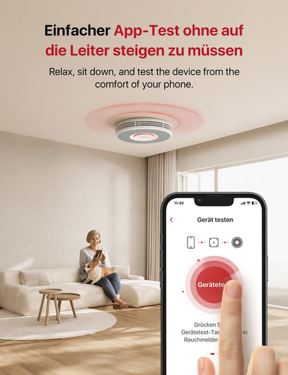 X-Sense Smarter WLAN Rauchmelder mit SBS50 Basisstation - 12er Set