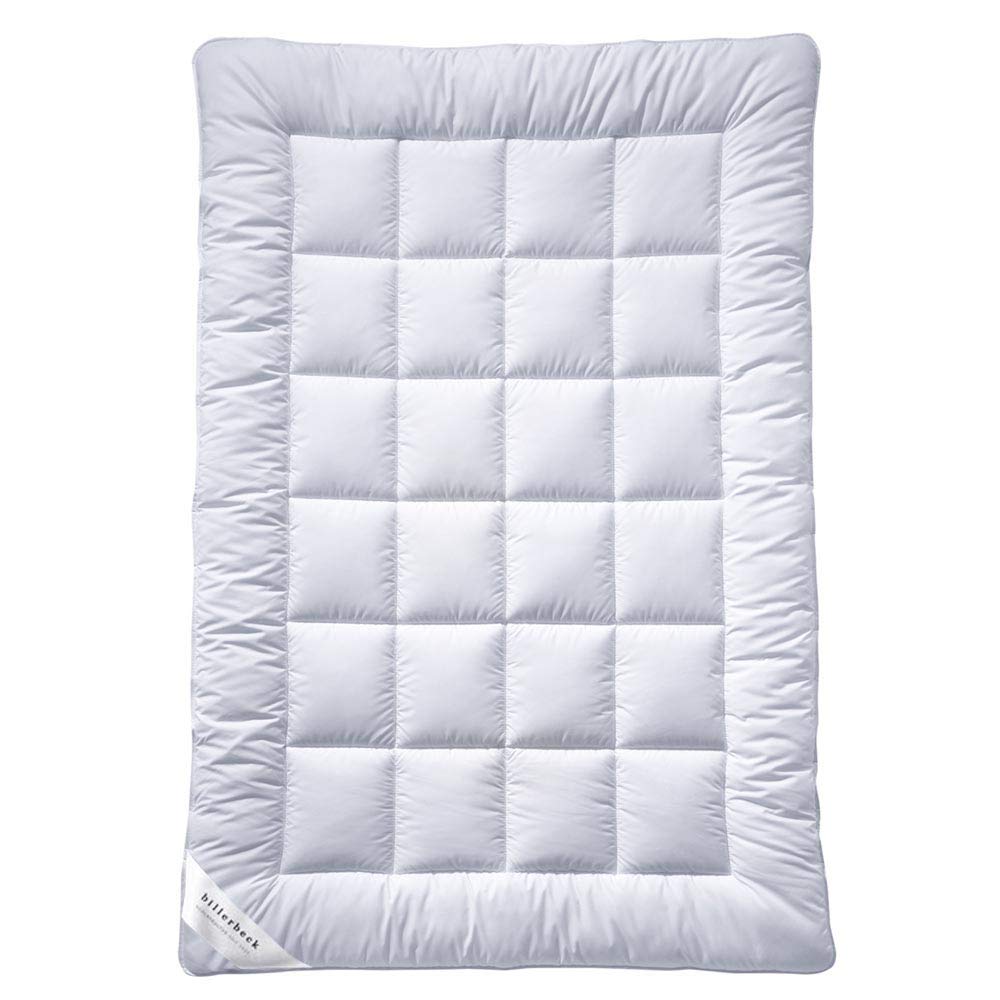 billerbeck S20 DUO Winterdecke – 155x220 cm Weiss. Weisse Winterdecke mit DUO-Konstruktion für hohe Wärmeisolierung zum Schlafen.