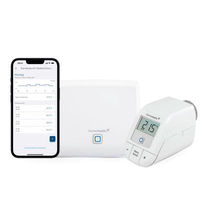 Homematic IP Smart Home Starter Set Mini Heizen – Heizungssteuerung Basic