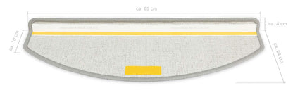 Kettelservice-Metzker Stufenmatten Rambo 15er Set halbrund Beige