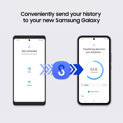 Samsung Galaxy A54 5G Smartphone, 128 GB, Awesome Graphite