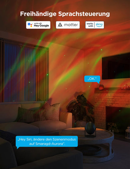 Govee LED Polarlicht Projektor - Smart RGBW Matter