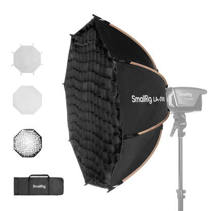 SMALLRIG LA-O90 Parabolic Softbox 90 cm, Bowens Mount, Quick Release