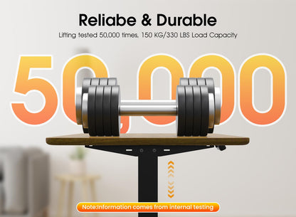 Xyndyx Höhenverstellbares Tischgestell Elektrisch – 2 Motoren Schwarz