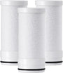 Waterdrop WD-FF-03A Ersatzfilter für Wasserhahn-Filtersystem, 3er-Pack mit Kohlenstoffblock