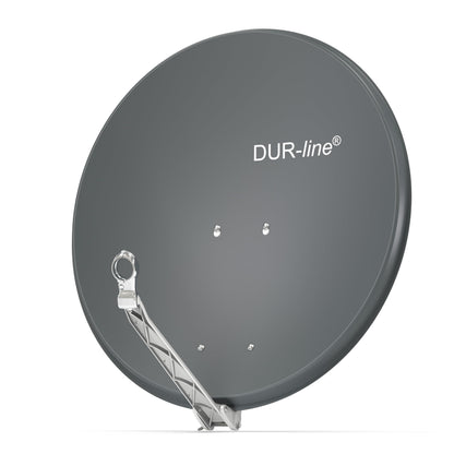 DUR-line Select 80cm Satellitenschüssel Anthrazit mit LNB-Halterung