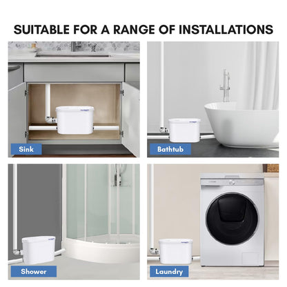 Aquamatix Silencio 2 Sanitärpumpe 400W, 2 Einlässe