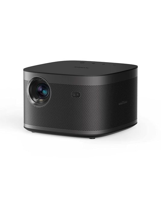 XGIMI Horizon Pro 4K Videoprojektor – Heimkino Beamer. Schwarzer, kubischer Beamer für hochauflösendes Heimkino.