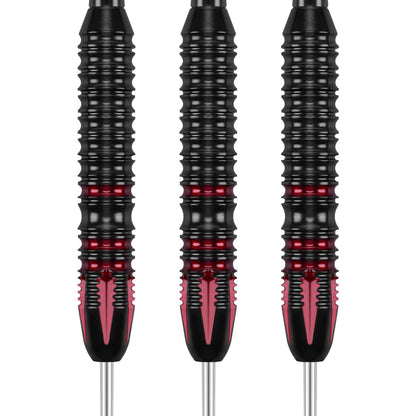 Grebarley Steeldarts Set, 12 Profi Dartpfeile mit Metallspitze