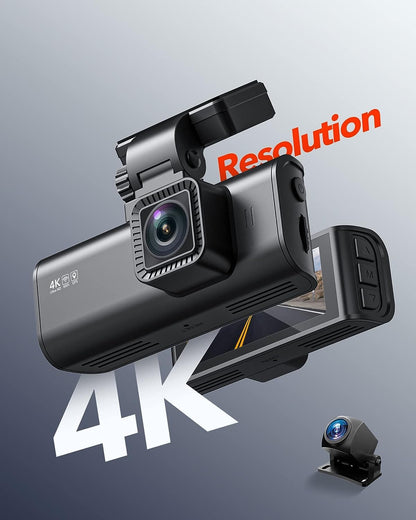 REDTIGER F7N 4K Dashcam Front/Rear mit 64GB Karte