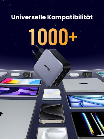 UGREEN Nexode 100W USB-C GaN Ladegerät mit 4 USB-C Ports