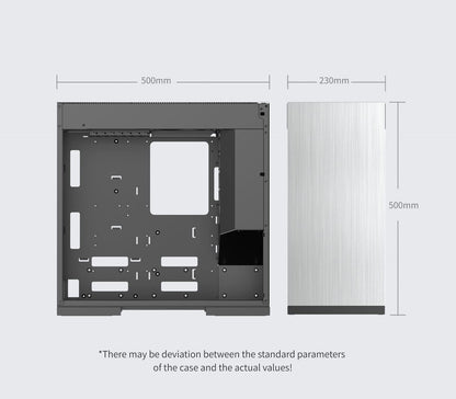 Geometric Future M8 Dharma Mid Tower PC-Gehäuse - Silber