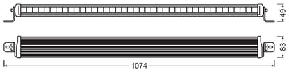 OSRAM LEDriving Lightbar FX1000-CB SM GEN 2 - LED Zusatzscheinwerfer Combo
