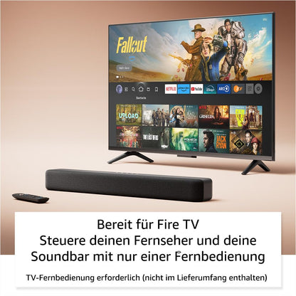 Amazon Fire TV Soundbar 2.0 mit DTS Virtual:X & Dolby Audio