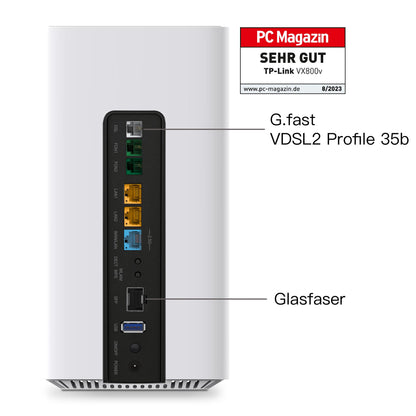TP-Link VX800v Wi-Fi 6 VDSL Modem Router - AX6000