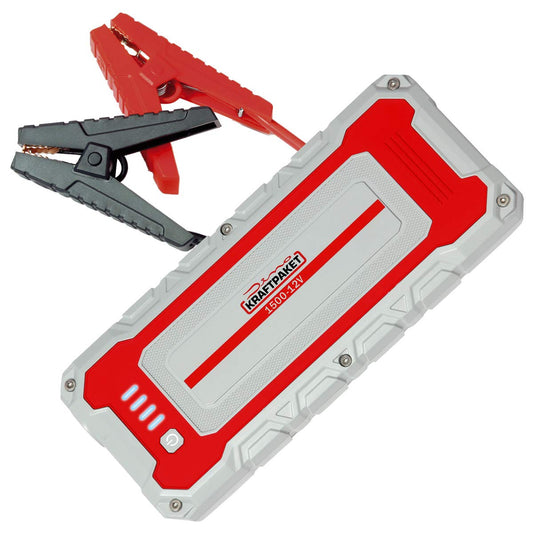Dino KRAFTPAKET 12V-1500A Starthilfegerät – KFZ Powerbank 62.9Wh