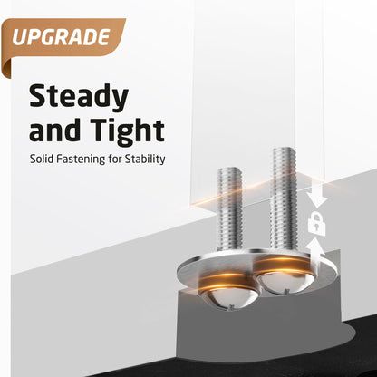 KES BTH231-2 Handtuchhalter Doppel freistehend Edelstahl gebürstet