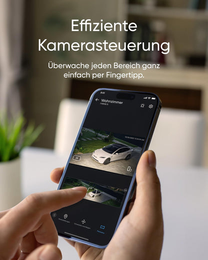 eufy Flutlichtkamera E30 Aussen-Sicherheitskamera - 360° 2K
