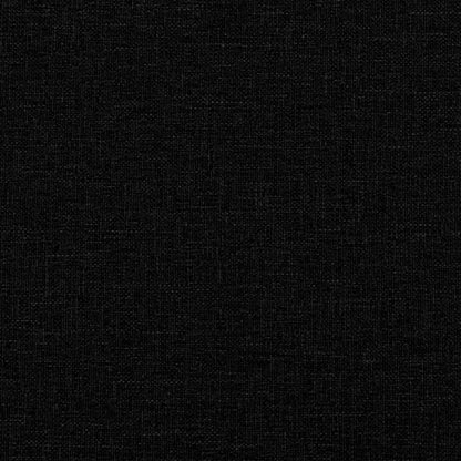 vidaXL Polster Doppelbett Bettgestell Stoff schwarz 140x190cm