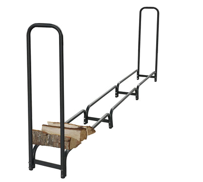 QUICK STAR Metall Kaminholzregal Anthrazit 272x25x95 cm