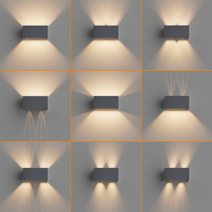 Klighten LED Wandleuchte Innen/Aussen G9 austauschbar IP54 Anthrazit