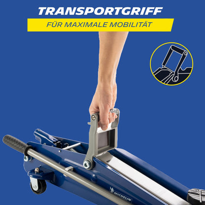 MICHELIN Wagenheber 2,25t für SUV – Hydraulischer Rangierwagenheber
