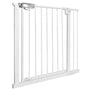 UISEBRT Treppenschutzgitter ohne Bohren, 85-95 cm, weiss – Gitter aus Stahlrohr zur Kindersicherung