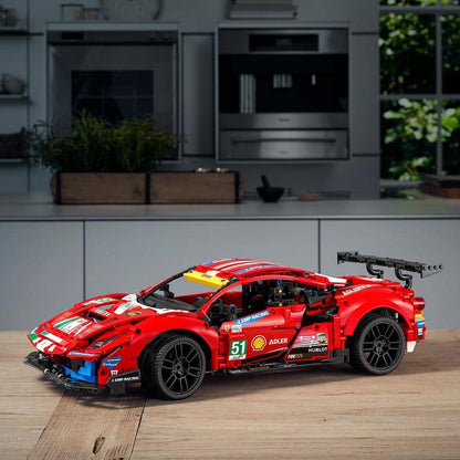 LEGO Technic 42125 Ferrari 488 GTE AF Corse #51 Rennwagen Modell